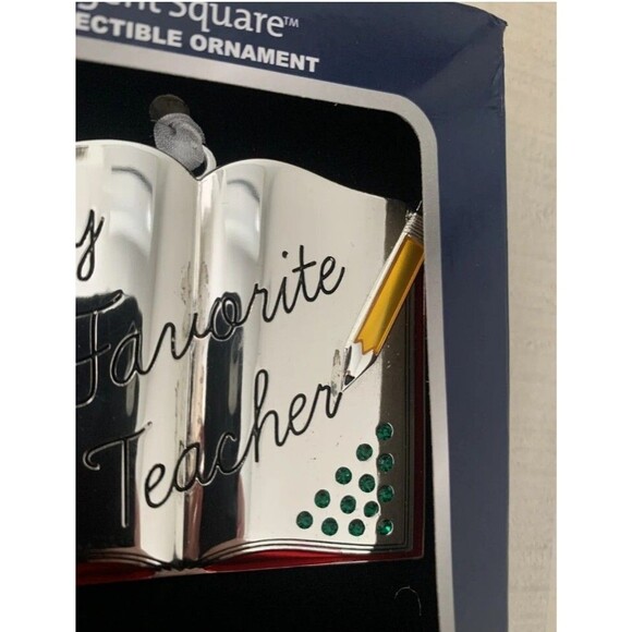 Regent Square My Favorite Teacher Collectible Ornament W/ Fine European Crystals - Picture 3 of 3